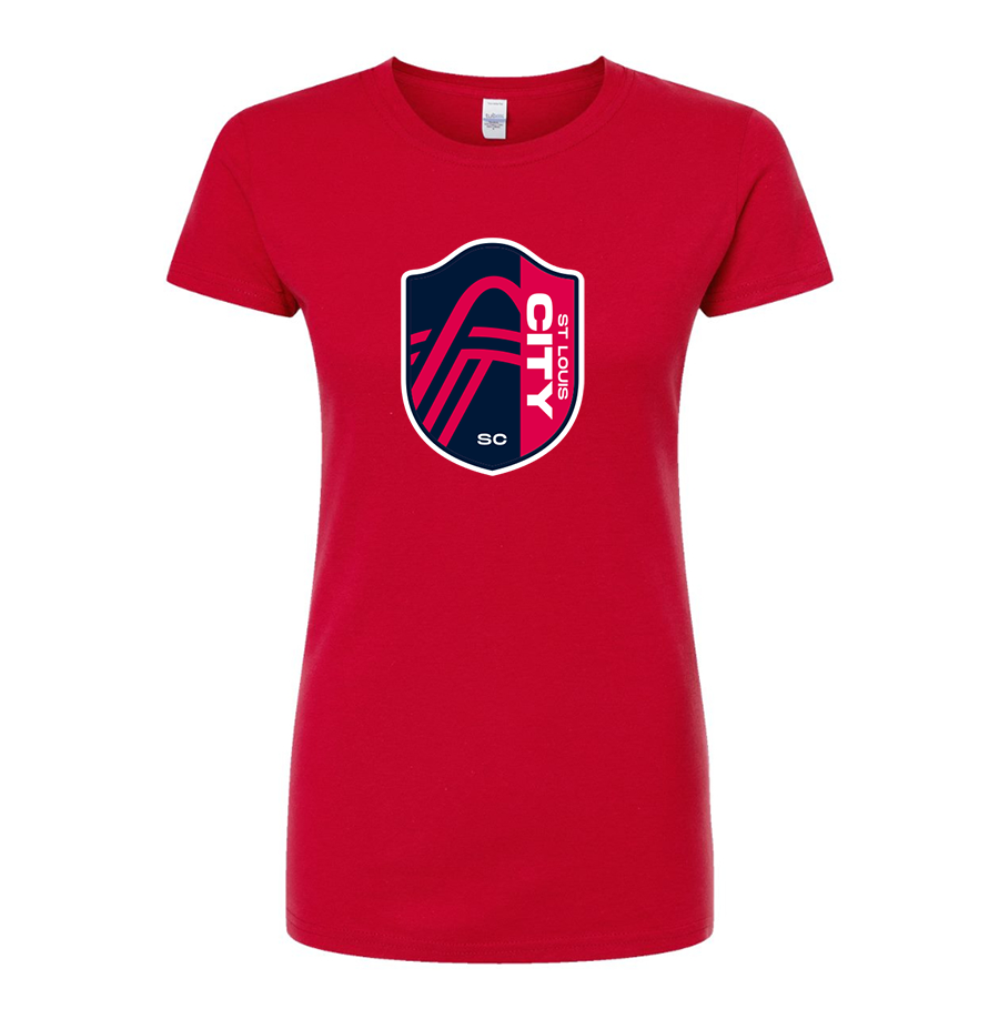 Women’s St. Louis City Soccer  Round Neck T-Shirt